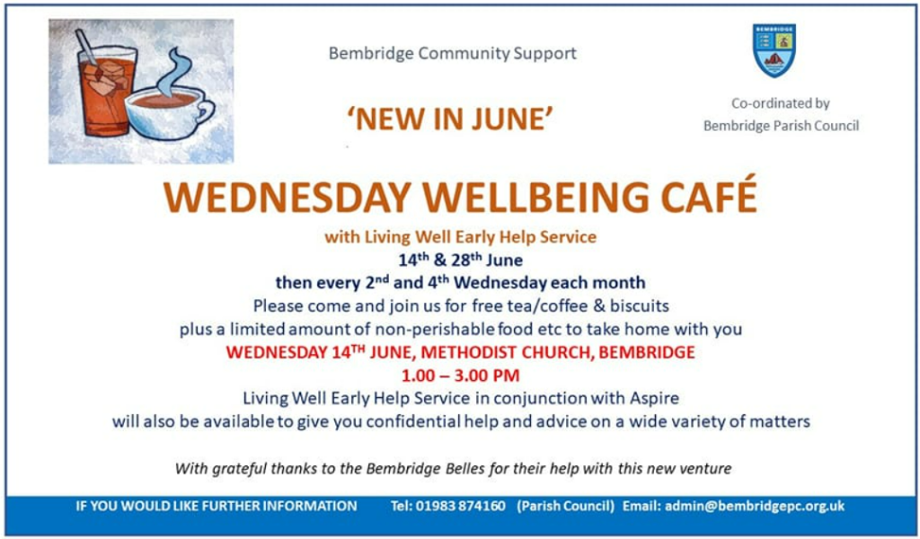 Wednesday Wellbeing Cafe